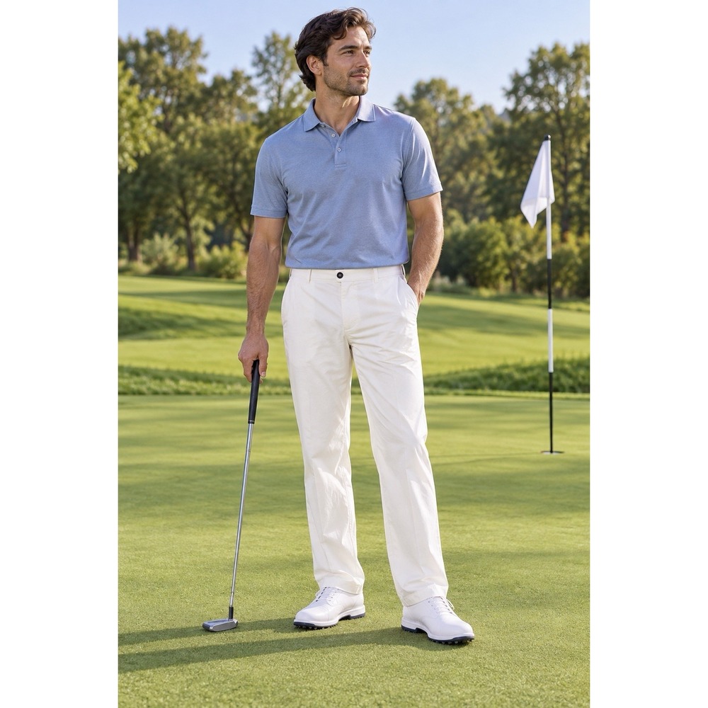 Greyson Golf Pants Wainscott Trousers 35 x 32 beige Polyester